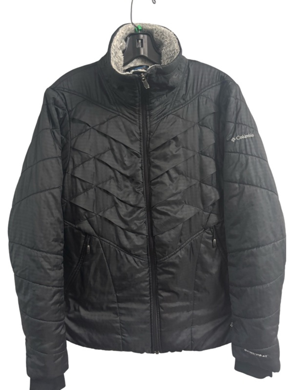 Columbia Titanium Interchange Kaleidoscope Puffer Coat Thermal Omni Heat Size L